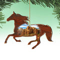 Nature Wonders Horse Wooden Ornament